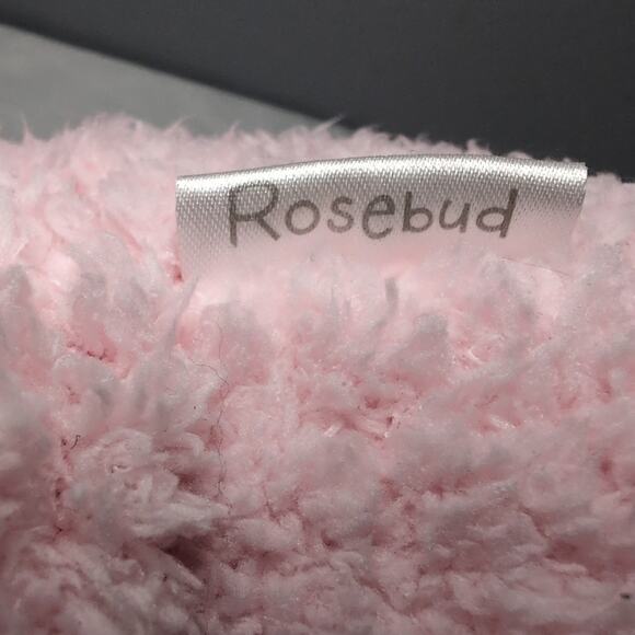 Hallmark Rosebud Elephant Plush Pink Sherpa Polka Dot Ears Very Soft Stuffed Toy - Picture 12 of 16